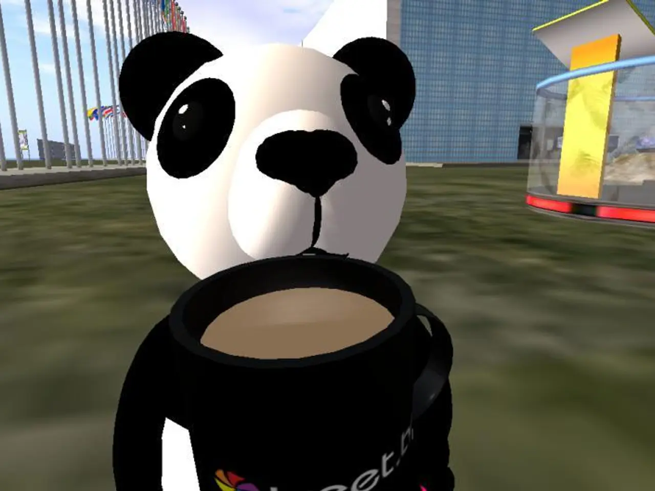 Sculpture of a fence bestowed upon Goethe-Gymnasium