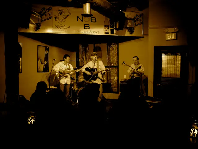 Live entertainment, including improv and live music, occurs at Lafayette's Town Hall Theatre during...