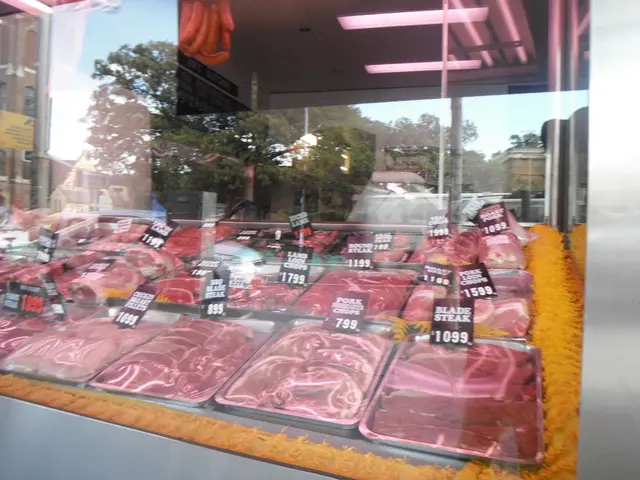 Closing Announcement: Conventional Butcher Shop Shutters in a German Town, Causing Grief