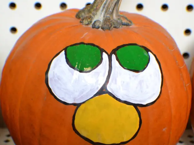 Vibrant, Melted Crayon Pumpkin Displays an Exciting Palette of Colors