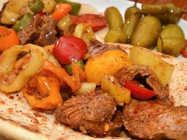 Fresh produce at Harburger market today: Offering of newly extracted olive oil